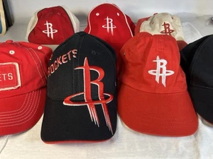 Lot of 7 Vintage Houston Rockets Cap – 90s / 2000s – Great Condition – Rare - Picture 1 of 11