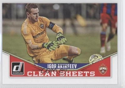 2015 Panini Donruss Clean Sheets Igor Akinfeev #4 - Image 1 of 2