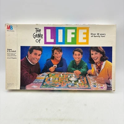 VINTAGE The Game of Life 1991 Milton Bradley COMPLETE Classic Family Kids - Image 1 of 4