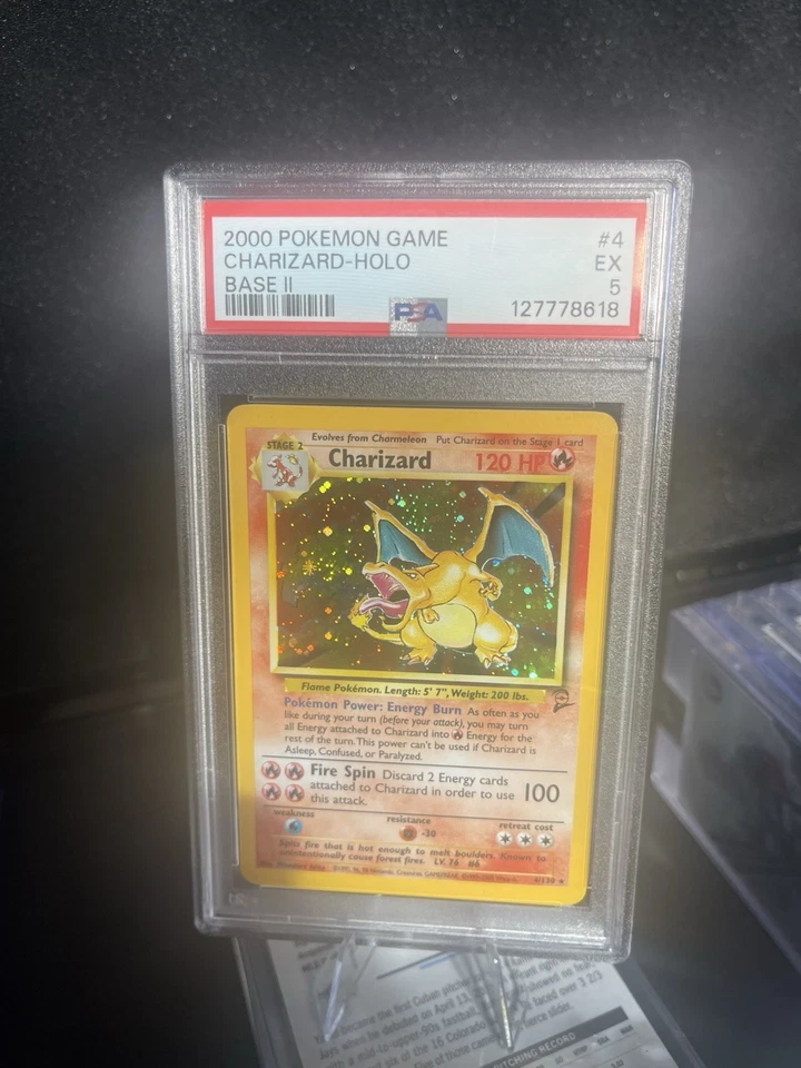 2000 charizard base set 2 psa 5 - Image 1 of 1