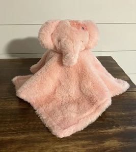Parents Choice Lovey Elephant Flower Satin Security Blanket Plush Buddy Pink 12" - Picture 1 of 5