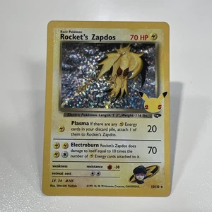 Rocket's Zapdos 15/132 Celebrations: Classic Collection Holo - Picture 1 of 2