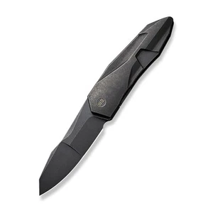 WE KNIFE Solid 22028-1 FrameLock Black Titanium CPM-20CV Stainless Pocket Knives - Picture 1 of 9