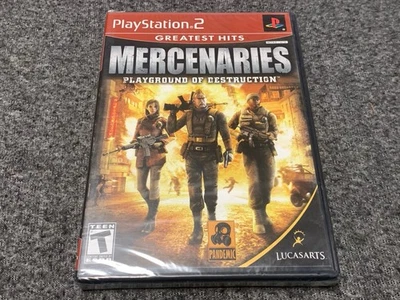Mercenaries: Playground of Destruction (Sony PlayStation 2, 2005) NEW SEALED - Image 1 of 2