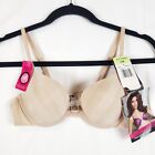 Lily France Personalized Push Up Bra 32B Nude Heavy Padding NWT 2131250