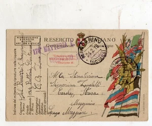 WW1 Posta Militare  prima guerra mondiale  franchigia 174° batteria contraerea  - Foto 1 di 1