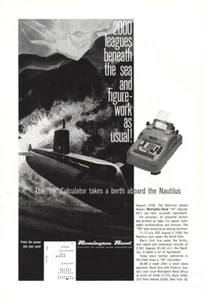1959 Remington 99 Calculator: 20000 Leagues Vintage Print Ad - Picture 1 of 1