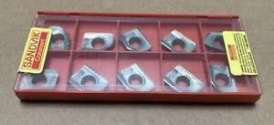 SANDVIK S-LEHT 18 04 16R-ML New Carbide Inserts Grade H10F 10 Pieces New In Box - Imagen 1 de 2