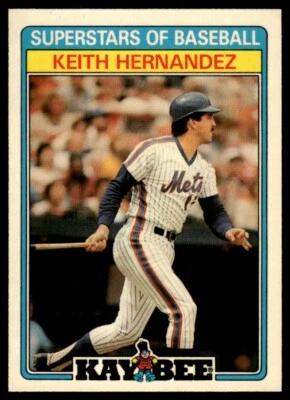 1987 Topps Kay-Bee Superstars of Baseball #17 Keith Hernandez New York Mets - Image 1 of 2