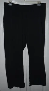 Pantalones de pretina elásticos negros para mujer Ellos talla: 1X 22/24 (#2) - Imagen 1 de 3