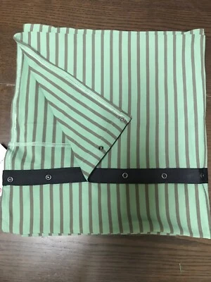 Bufanda Lululemon Vinyasa DEEN Rayas Desierto Oliva Fatiga Verde SNAPS - NUEVO Foto 1 de 4