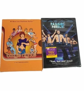 Boogie Nights (DVD, 2000, 2-Disc Set, Special Platinum Series) AND Magic Mike - Picture 1 of 3