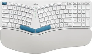 Nulea RT05B Wireless Ergonomic Keyboard, Split Keyboard with Cushioned Wrist Res - Picture 1 of 7