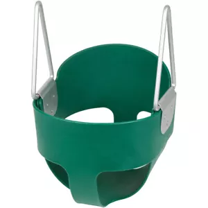 SWING SET STUFF HIGHBACK FULL BUCKET SEAT GREEN toddler playground park toy 0001 - Picture 1 of 11
