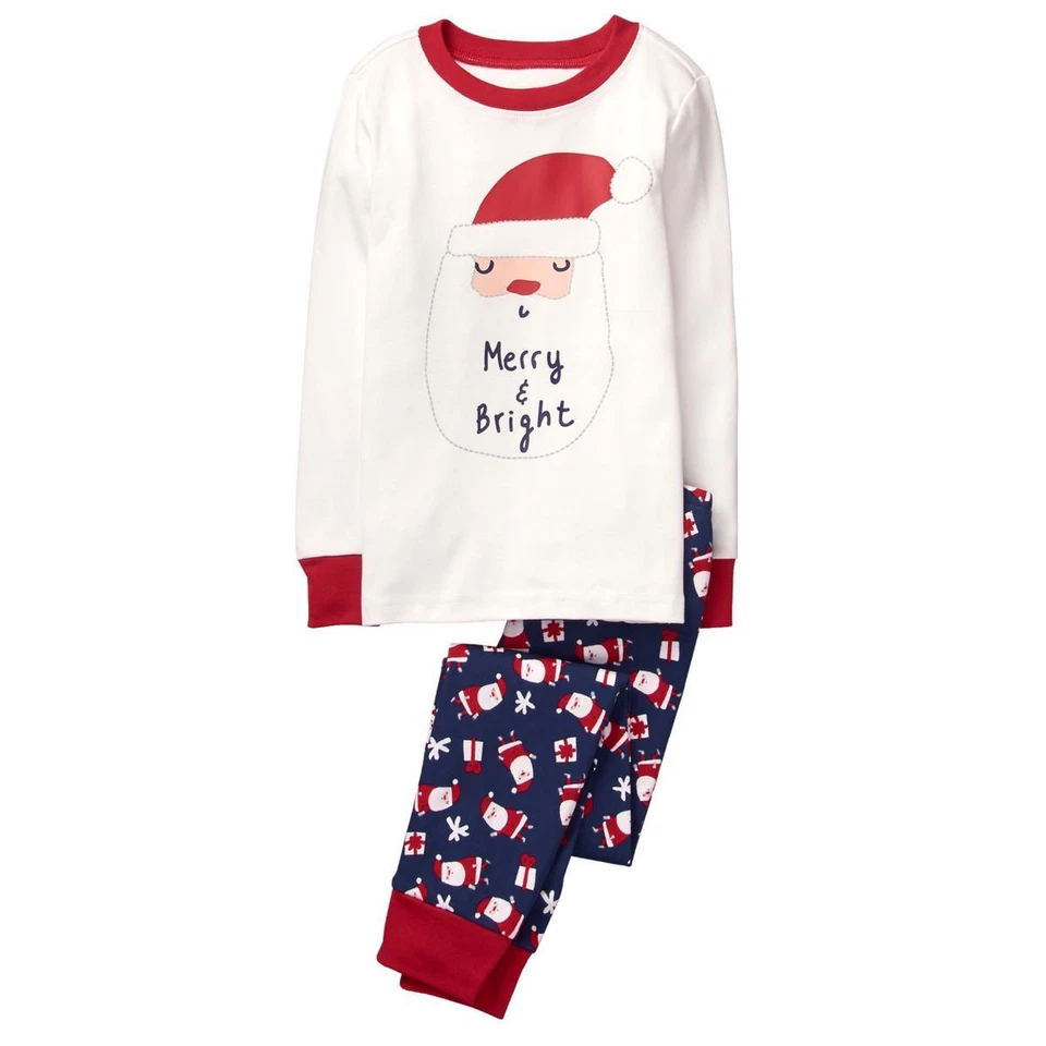 NWT Gymboree Christmas Boys Girls Gymmies Santa Sleep Set Pajamas 2T 3T 4T 3 4 - Image 1 of 1