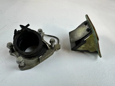 Honda CR85R 2006 colector de admisión con jaula de caña y pernos herrajes 03-07 Foto 1 de 4