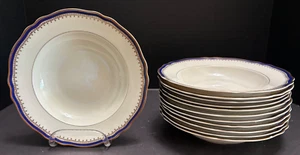 12 Matilde 8" RAND SUPPENSCHALEN K&A Krautheim Selb Bayern US Zone Germany um 1945 - Bild 1 von 11