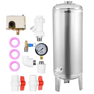 66 Gal Pressurized Well Tank Stainless Steel Water Pressure Tank For Well - Picture 1 of 16