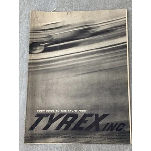Folleto de colección Tyrex Inc. Your Guide to Tire Facts cuidado de automóviles neumáticos década de 1960 - Imagen 1 de 4