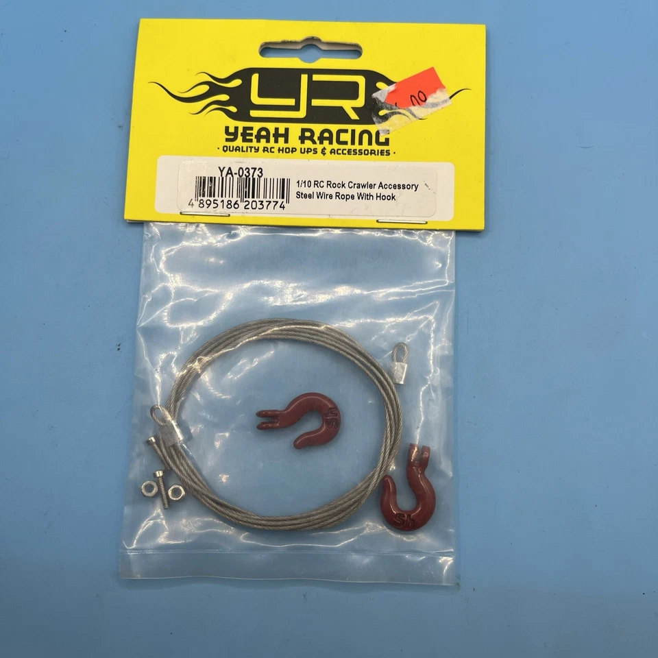 NEW Yeah Racing 1/10 RC Rock Crawler Accessories Steel Wire w/Hooks B19 - Image 1 of 1