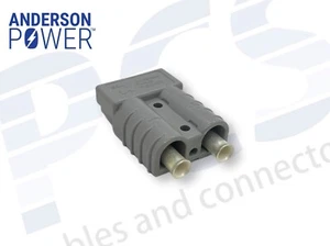 Genuine Anderson Battery Power Connector, 50 Amp Grey SB050 with 16mm² Contacts - Picture 1 of 12