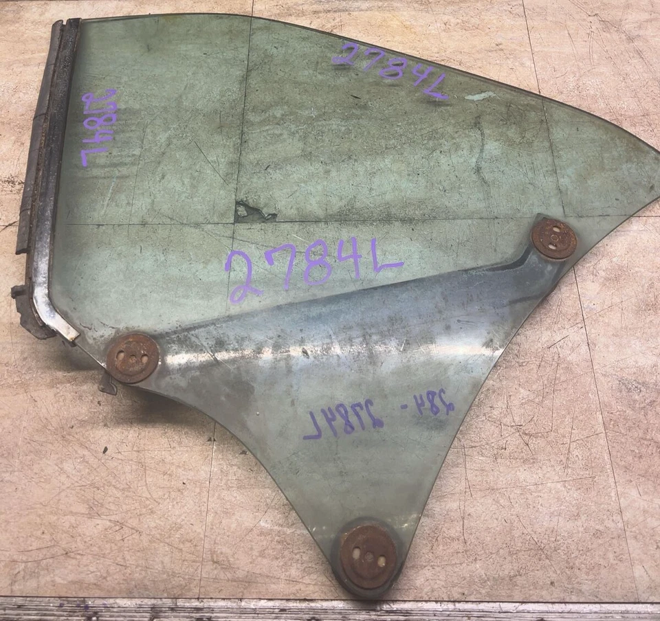 Chevelle Buick Special Tempest HT Driver 1966-1967 cuarto izquierdo ventana de vidrio OEM Foto 1 de 4