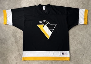 Camiseta de los Pittsburgh Penguins #10 Ron Francis Talla XXL Negra NHL De Colección Años 90 LOGO7 - Imagen 1 de 6
