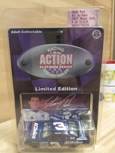 Action Racing NASCAR 1/64 diecast #3 AC Delco GM Parts Steve Park 1997 NIP L/E - Picture 1 of 7
