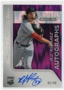 RJ Alvarez 2015 Panini Prizm Rookie Autographs #68 Purple Flash Prizms 5/99 - Picture 1 of 2