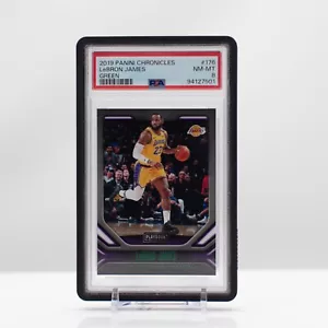 NBA Basketball 2019 Panini Chronicles Lebron James #176 Green PSA 8 - Picture 1 of 4