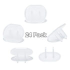 24 PC Safety Outlet Protector Covers Child Baby Proof Electric Shock Guard NGL24