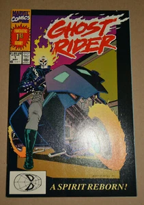 1990 Ghost Rider #1 First Danny Ketch Raw Marvel Comics Key grado superior 1er Pri - Imagen 1 de 12