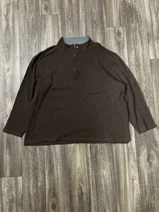 Great Northwest Clothing Company 1/4 Zip Pull Over Men’s 3XL Brown - Picture 1 of 2