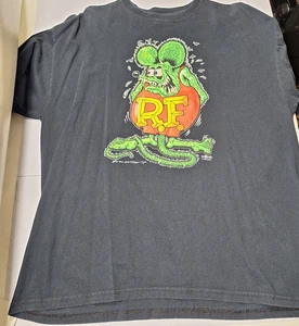 Vintage Rat Fink Ed Big Daddy Roth Biker Hot Rod T Shirt Mens XL - Picture 1 of 7
