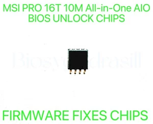 MSI PRO 16T 10M All-in-One AIO, ADMIN NO PASSWORD FIRMWARE FIXES BIOS CHIP - Afbeelding 1 van 1