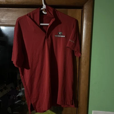 Columbia Brand Georgia Bulldogs Collegiate Polo Men’s Medium Good Condition - Image 1 of 4