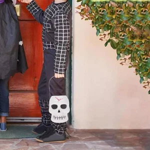 Halloween Süßigkeiten Eimer, Totenkopf Förmiger Süßigkeitenkorb, Trick Or - Picture 1 of 7