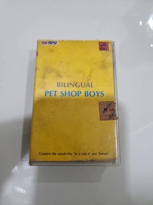 Pet Shop Boys - Bilingual INDIA MADE CLAMSHELL CASSETTE HMV Foto 1 de 4