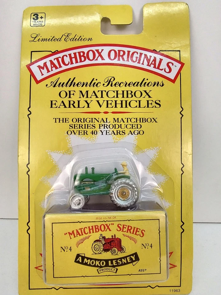 Vintage Matchbox Moko Lesney Massey Harris Tractor No.4 Limited Edition Toy - Image 1 of 3