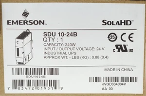 EMERSON SDU 10 24B SOLA HD Industrie USV Netzteil Eingang 24 Volt 240 Watt SD - Bild 1 von 6