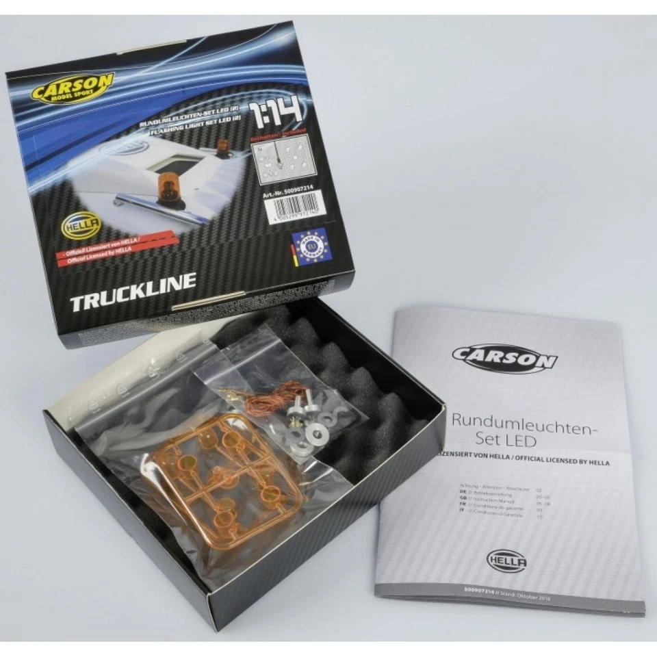 Carson 500907214 1:14 Rundumleuchten-Set LED (2) 13 Prog. - Bild 1 von 1