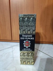 WHISKY SEAGRAM'S 100 PIPERS DE LUXE SCOTCH WHISKY CL.75 40° - Foto 1 di 3