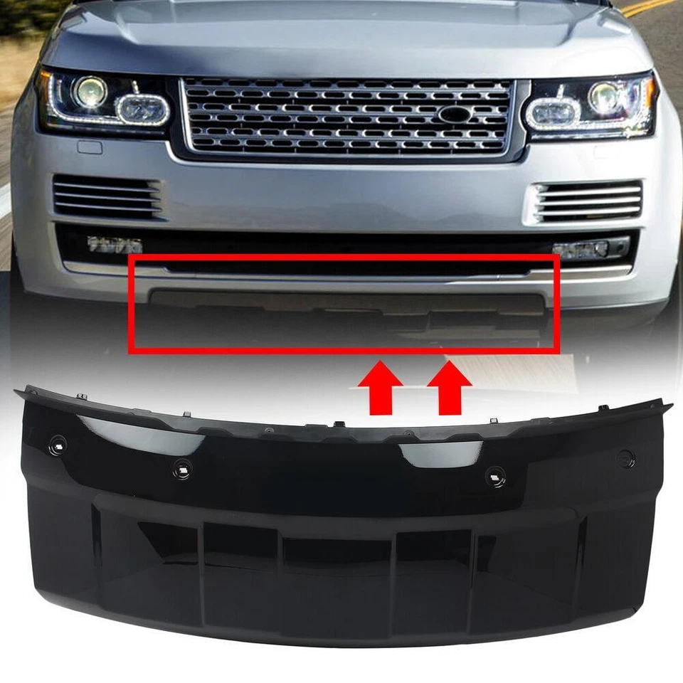 For 2013-2017 Land Rover Range Rover Black Front Bumper Skid Plate Guard Cover - Imagem 1 de 1
