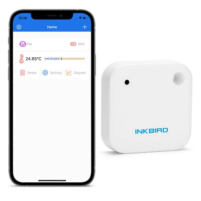 Inkbird Bluetooth Temperatur Datenlogger Datenspeicher APP Gewächshaus Keller DE - Bild 1 von 4