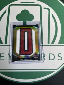 Ian Desmond 2010 Topps Finest Rookie Autograph Auto D Patch Gold /10 National - Bild 1 von 2