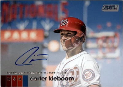 2020 Stadium Club Autographs #ACK Carter Kieboom Auto - NM-MT - Image 1 of 2