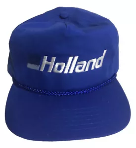 berretto camionista vintage Olanda cappello Otto blu ricamato cinturino schiena pulito cappello - Foto 1 di 8