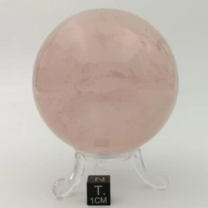 Bola de cuarzo rosa estrella Ø aprox. 7 cm - Imagen 1 de 3