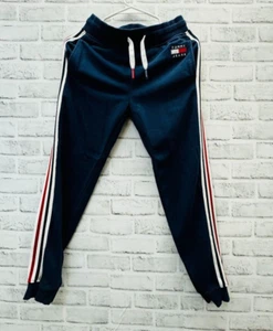 Tommy Jeans X Space Jam New Legacy Track Pants Blue Kids' Size 12-14 - Picture 1 of 7