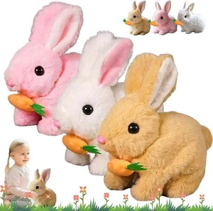 Realistic Bunny Toy Bunbi Realistic Bunny Bunby Interactive Bunny Toys(3pcs) - Picture 1 of 47